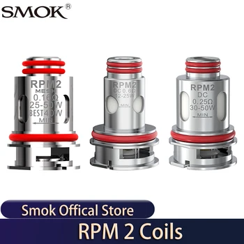 5 sztuk paczka oryginalny SMOK RPM2 cewki dla Nord X Thallo Nord 4 IPX 80 SCAR-P3 SCAR-P5 RPM 2 S RPM 2 zestaw elektroniczny papieros cewki tanie i dobre opinie CN (pochodzenie) SMOK RPM2 Coil Electronic Cigarette Vape DS NC 5pcs pack