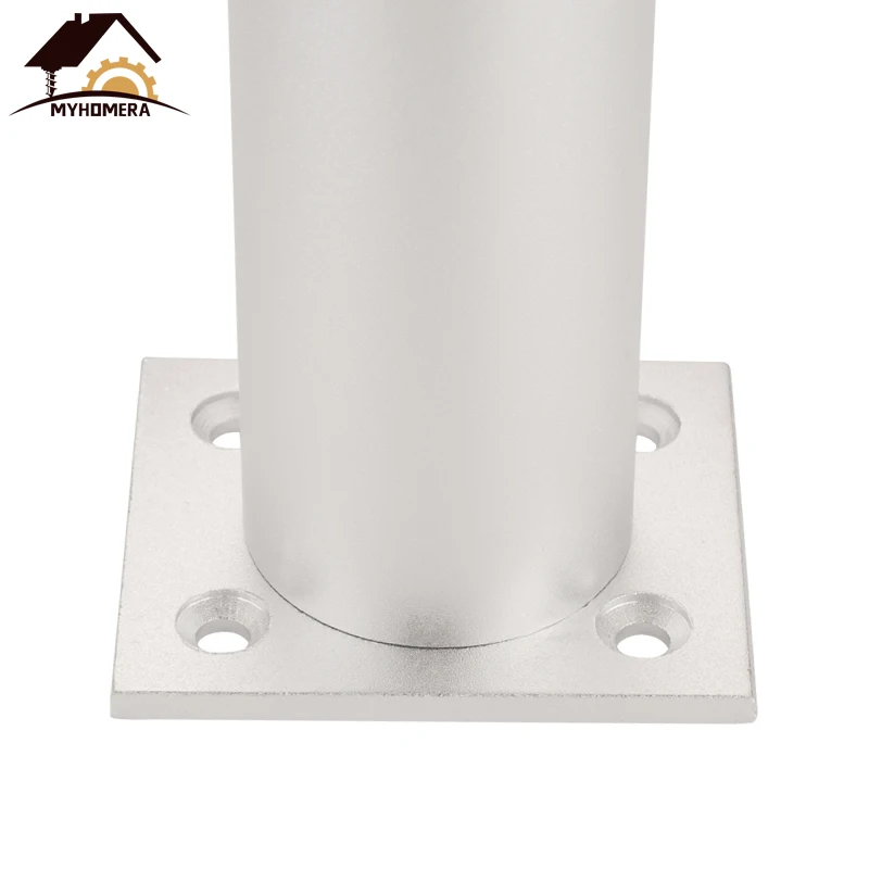 Myhomera 4Pcs/Set Furniture Feet Legs Adjustable Cabinet Sofa Leg 60/80/120/180/250mm Aluminum Cupboard Coffee Table Protec Foot