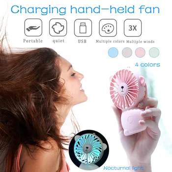 

Mini Handheld Fans Portable Usb Rechargeable Pocket Fans Low Noise Handheld Cooling Fan For Office Home Outdoor#g40