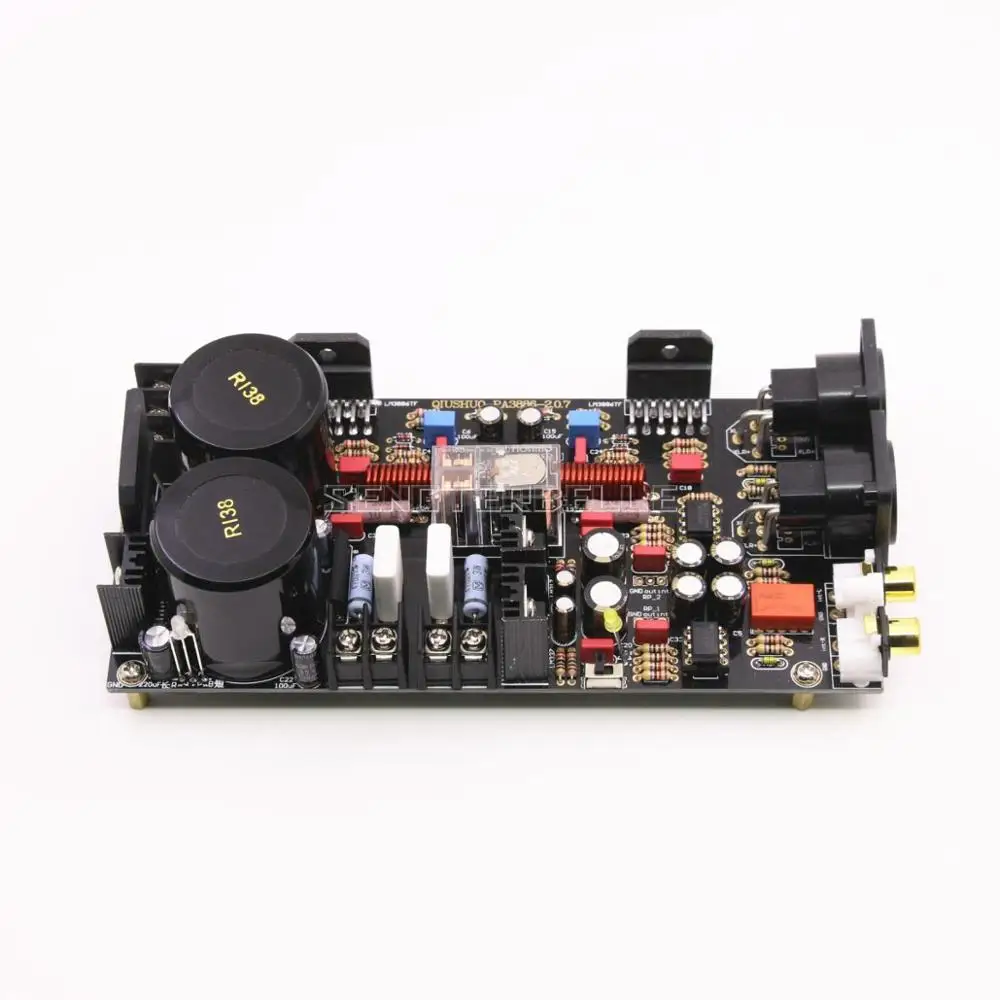 Assembly LM3886 Dual Channel Power Amplifier Board Single-ended Balanced XLR Input Amplifier Audio Borad New