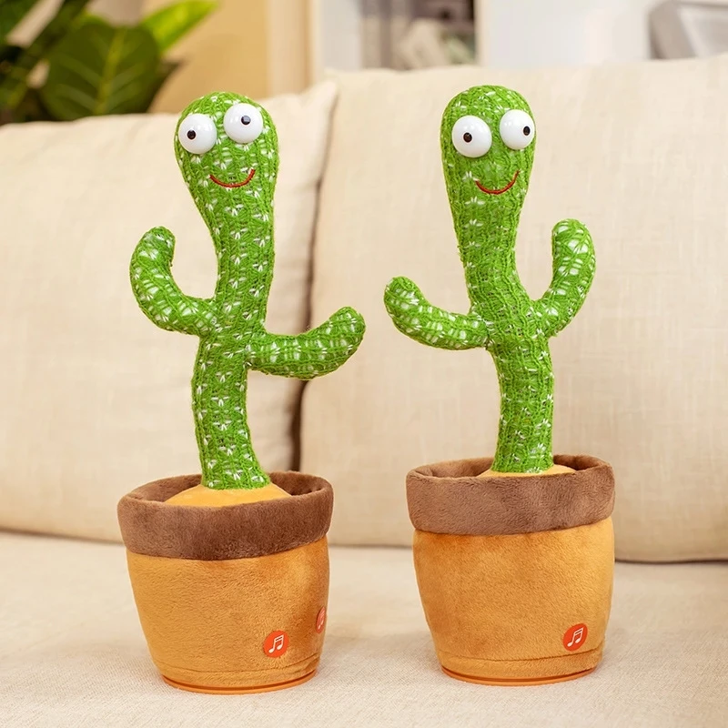 Cactus dansant, jouet de cactus parlant, cactus dansant imitant le