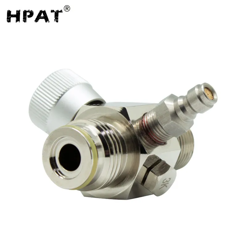 HPAT покрытием M18* 1,5 Пейнтбол вкл/выкл клапан с манометром 3000psi или заполнения Ниппель для CO2 ЦИЛИНДР