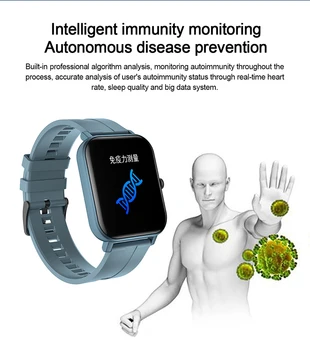 F22 Body Temperature Immunity Monitoring Waterproof Heart Rate Blood Pressure Fitness Tracker Smart Watch Men Smart Bracelet
F22 Body Temperature Immunity Monitoring Waterproof Heart Rate Blood Pressure Fitness Tracker Smart Watch Men Smart Bracelet