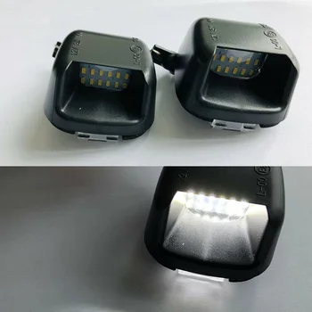 

2pcs License Plate Light White Car Auto For Nissan Navara Suzuki D40 04-18 Frontier 18-3528-SMD Halogen Replacement