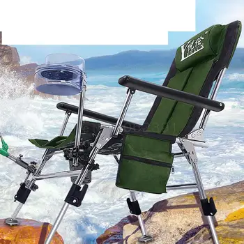 

800 All terrain wild fishing chair 2019 new European fishing chair folding multifunctional fishing chair portable reclining seat