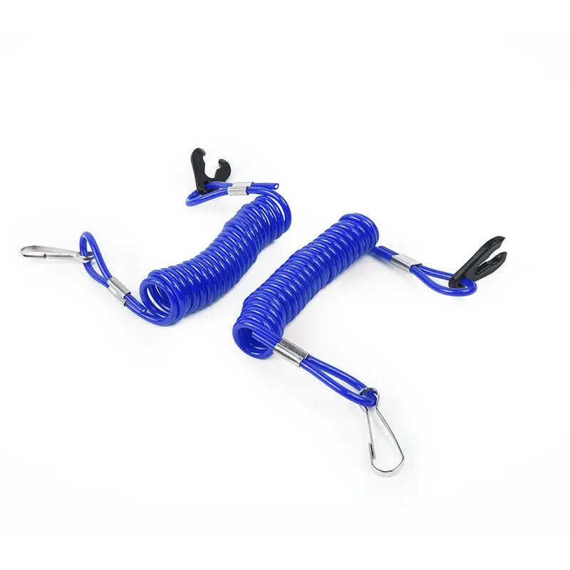 

For Evinrude Johnson & Johnson 62.9 Blue Kill Stop Outboard Safety Rope Lanyard