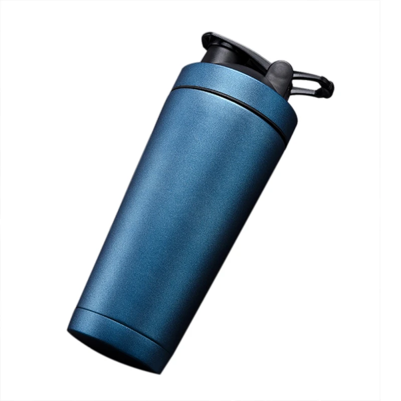 

Stainless Steel Ice Blasting Shake Cup Insulation Vibration Sports Bottle Shaker Bottle Fitness Accompanying Cup High Quality