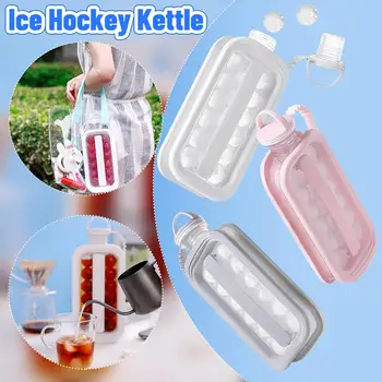 

Ice Hockey Kettle Ice Ball Maker Mold Ice Cube Maker Kettle 2 In 1 Ice Ball Maker Mold Foldable Ice Cube Maker Mould