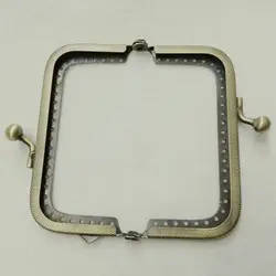 Новый горячий металлический кошелек Рамка Поцелуй застежка арка для монет кошелек сумка аксессуары DIY бронза 8,5 см