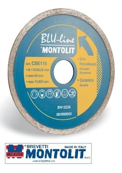 

dischi diamantati montolit "CSE" altezza corona mm.7-115 mm