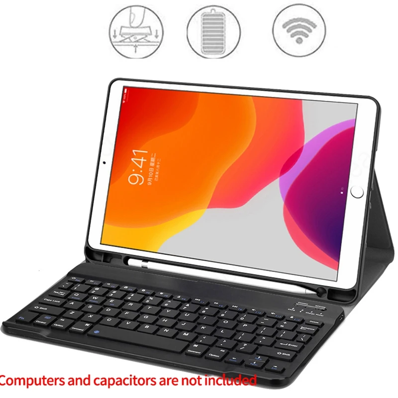 AAAJ-Bluetooth 3,0 Беспроводная клавиатура чехол iPad защитный чехол портативная клавиатура для iPad Pro 10,5/iPad Air3 10,5/iPad 10,2