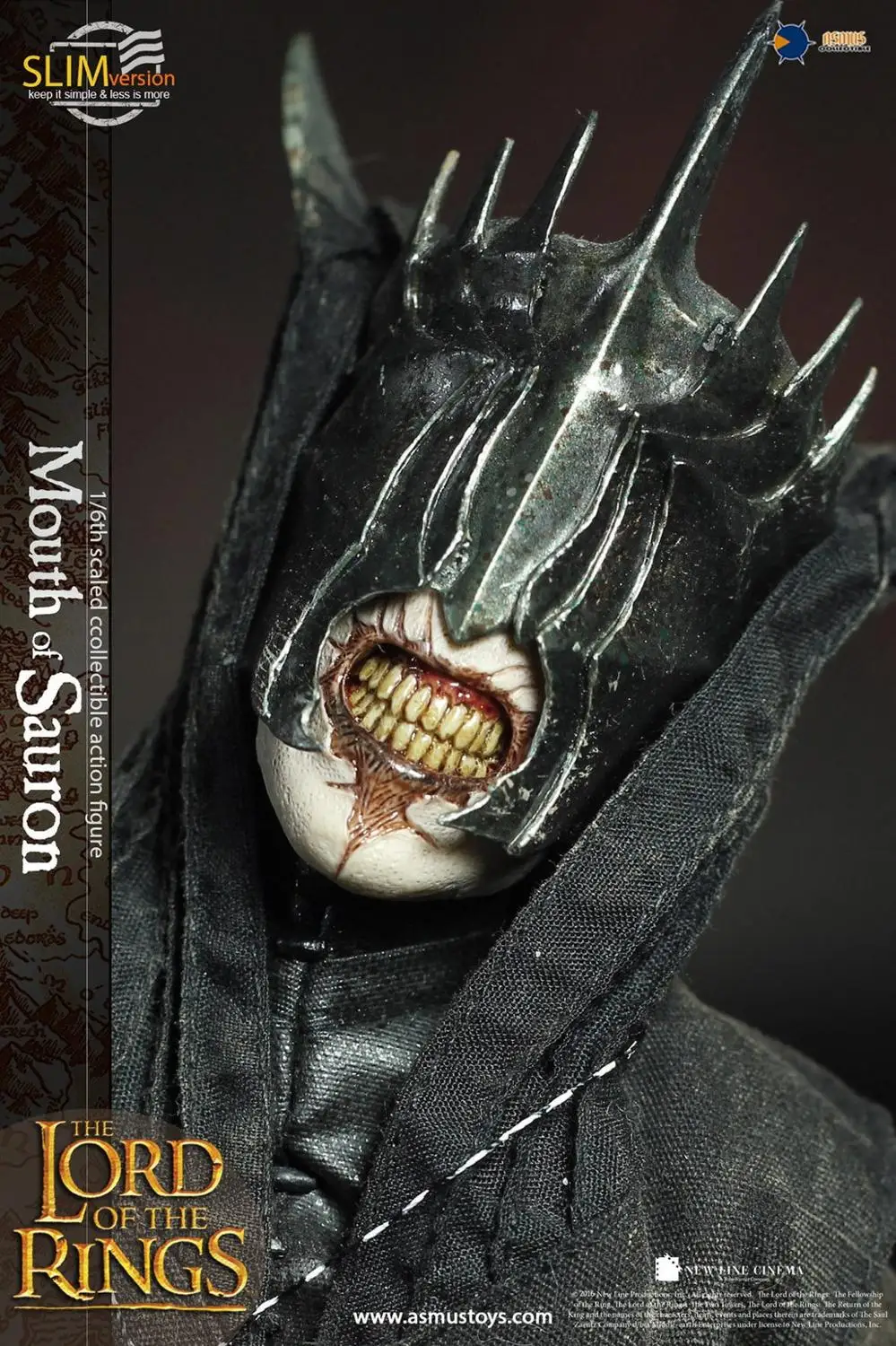 Игрушки Асмус LOTR009s Властелин колец для полости рта Саурона 1/6 рисунок