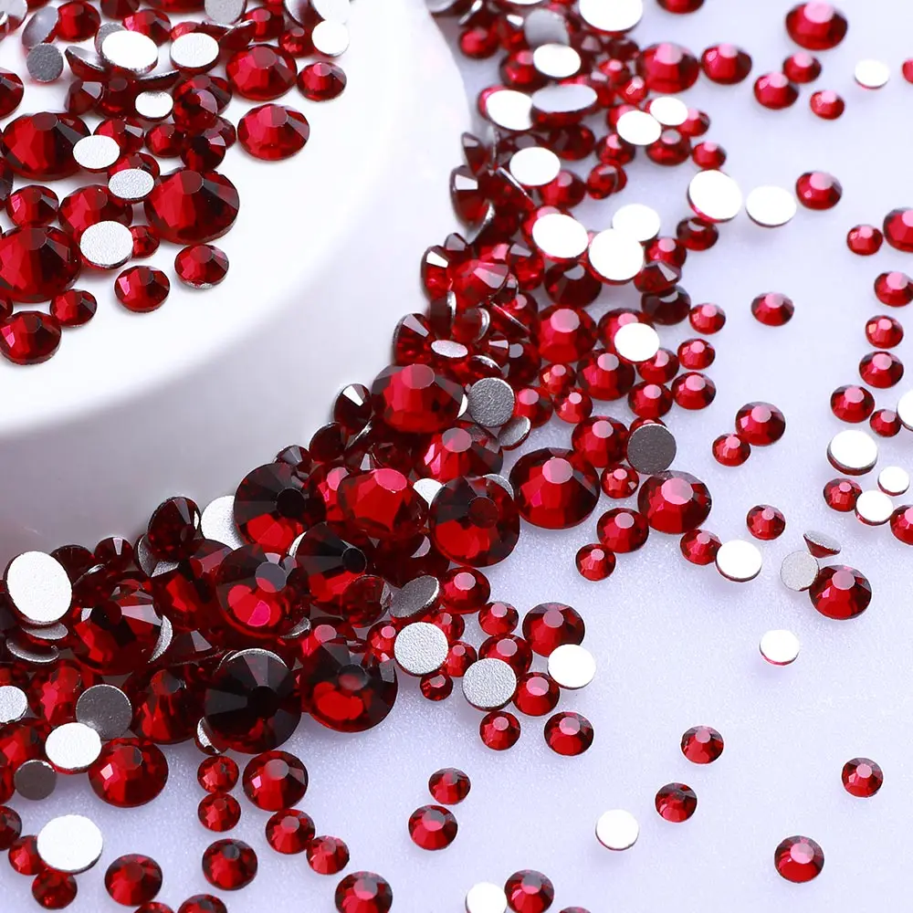 Mix Size Black Diamond Flat Back Rhinestones for Face Self-adhesive Crystal Beads Loose Precious Stones Diamond Painting Jewelry