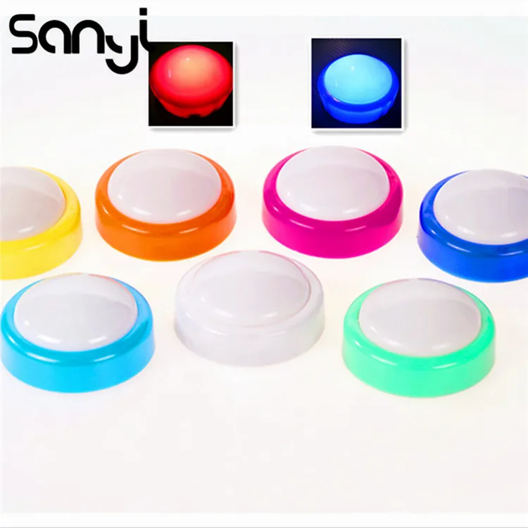 

Sanyi 7PCS/Lot Creative Pat Night Lamps for Christmas Halloween Bar Random Color Remote Control RGB Letter Spelling Night Light