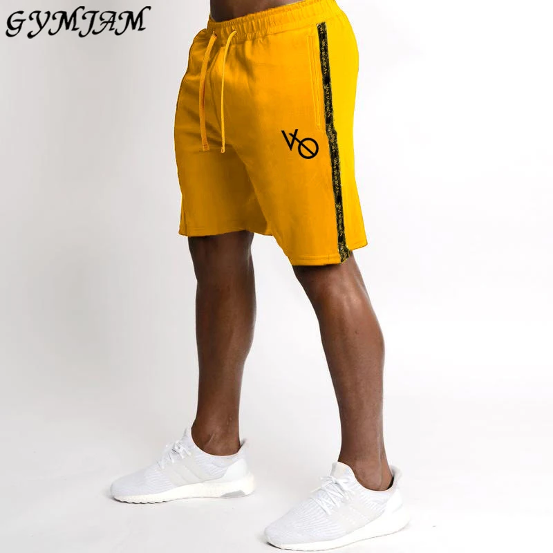 Модные мужские повседневные спортивные штаны, мужские брендовые шорты для фитнеса, мужские шорты для спортзала, бодибилдинга, спортивная одежда для мужчин