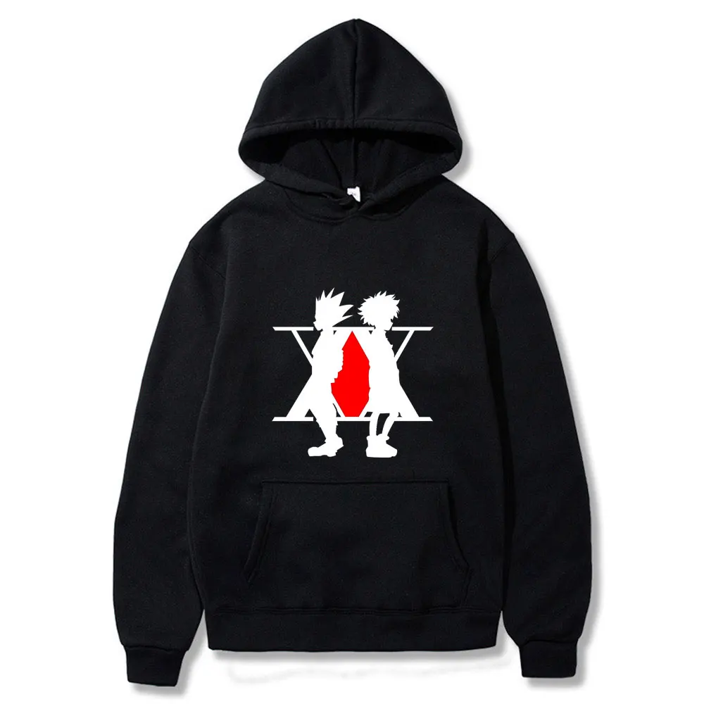 

Stylish Hunter X Hunter Anime Killua Zoldyck Design Hoody Japan Anime X-men Hunter Sweatshirt Bigger Size Hoodies for Men