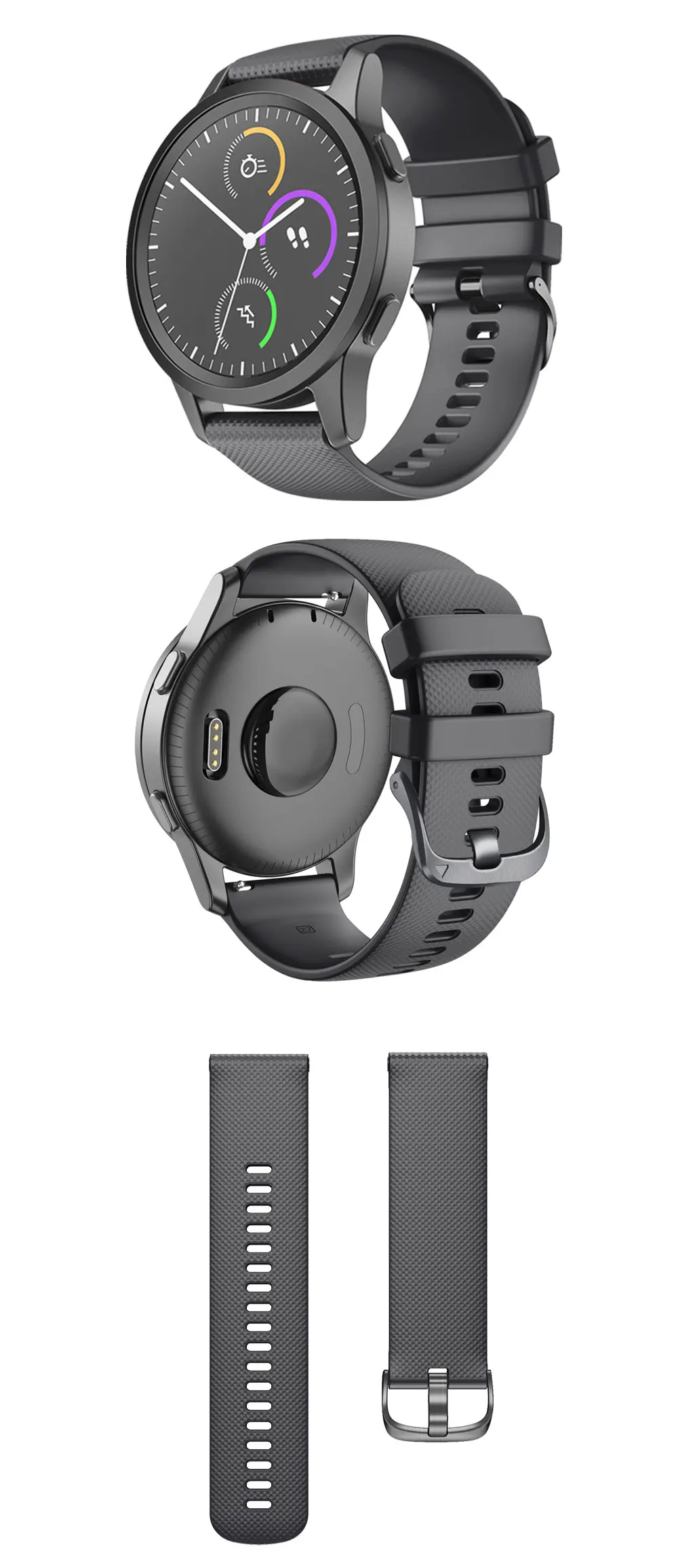 Soft Silicagel Sport Watch Band Strap For Garmin Venu 2/Vivoactive 4 smart For Garmin Venu2 Bracelet Replacement Easyfit Correa