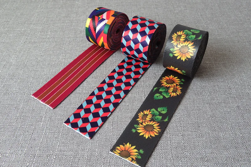 5Yards Width 25mm 38mm Webbing Yoga Belt Tape Strap Rope Dog Pet Collar Leash Harness Backpack Bag Garment Ribbons DIY Accessory