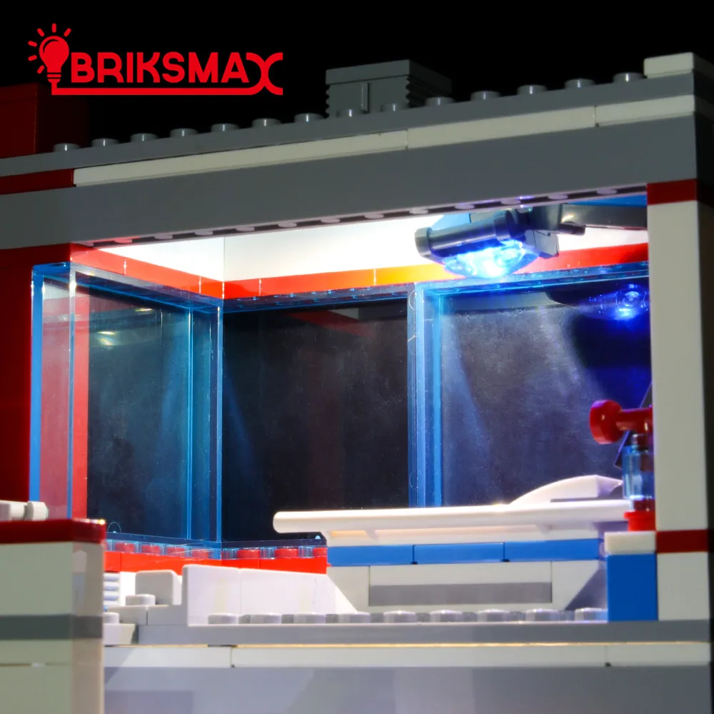 BriksMax светильник для городской серии городской больницы строительные блоки светильник ing набор совместим с 60204(не включает модель