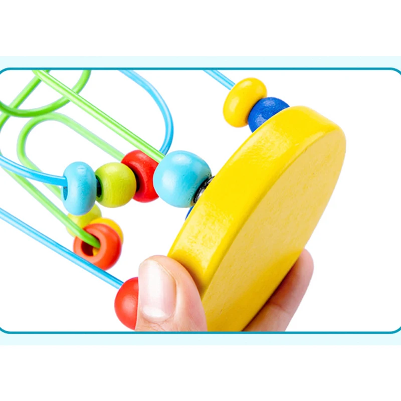 Baby Math Toys Educational Wooden Toys Circles Bead Wire Maze Roller Coaster Kids Boys Girls Abacus Circle Toy Montessori Toys Baby Math Toys Educational Wooden Toys Circles Bead Wire Maze Roller Coaster Kids Boys Girls Abacus Circle Toy Montessori Toys