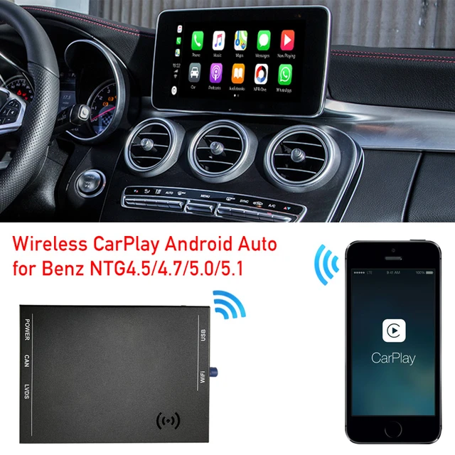 Wireless CarPlay Android Auto Interface for MERCEDES BENZ C-class W205 &  GLC for sale online