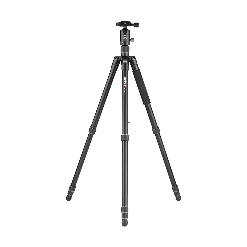 Twist Locking Kingjoy G55+ G0 Алюминий сплав 4-секционный Портативный штатив для путешествий Отсоединяемый монопод w/панорамной шариковой головкой для Canon sony Nikon - Цвет: Twist Locking
