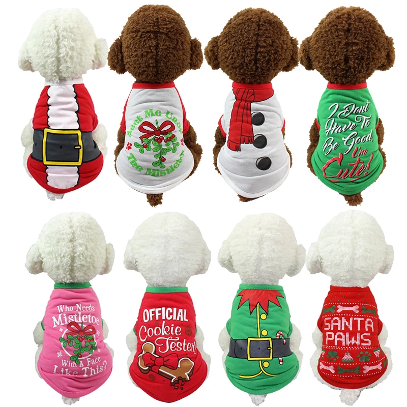 ChristmasPetDogClothesAutumnWinterClothesDogHoodieShirtPet
