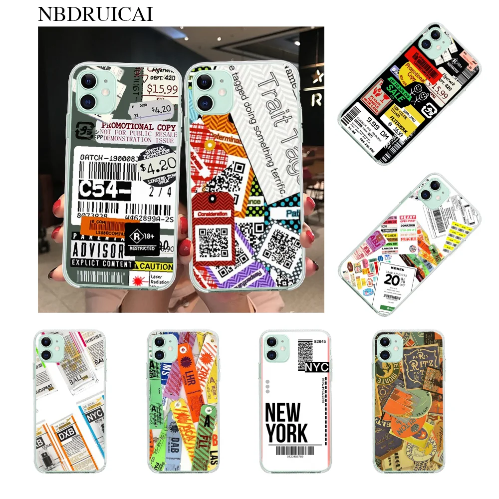 Хит продаж чехол для телефона NBDRUICAI с QR-кодом iPhone 11 pro XS MAX 8 7 6 6S Plus X 5S SE XR | Мобильные