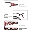 Reading Glasses Ladies Quality Fashion Rectangular Frame with Comfort Spring Hinge Reader Eyeglasses for Women 2.0 3.0 4.0 5.0 4
