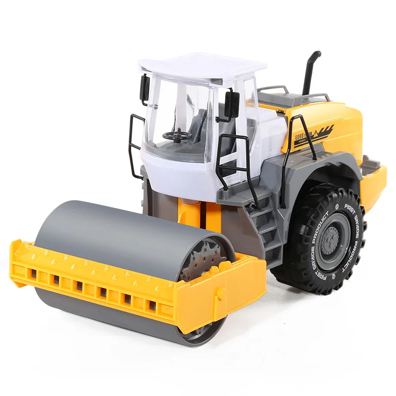 Children\'s road roller toy forklift model large construction truck boy 1 baby 2 inertia 3-6 years old 4