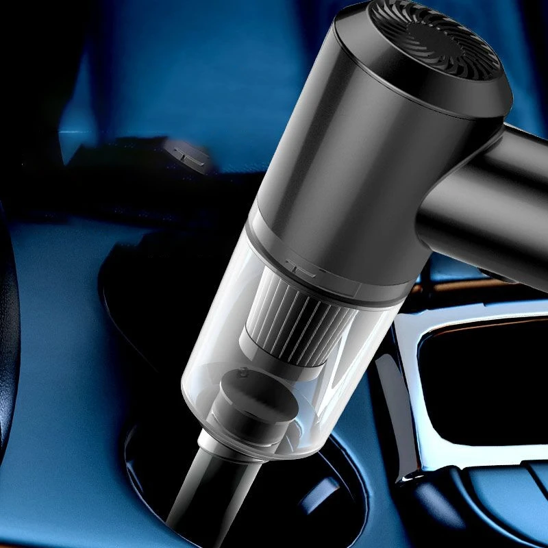 Домашний пылесос беспроводной высокой мощности фен 4500Pa USB зарядка с светодиодный