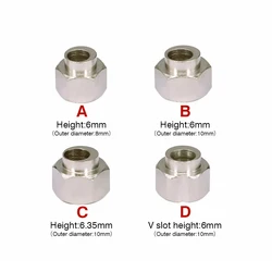 Durable Eccentric Screw Nut 5mm Eccentric Spacer Apply V-Slot Rail V-Wheels for Reprap 3D Printer OX/Shapeoko CNC DIY Nut