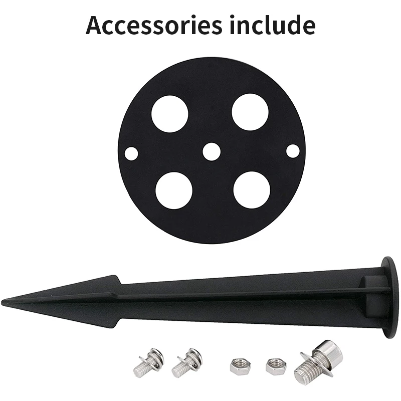Spotlight Accessories Outdoor Socket Ground Spike Material Steel Hot-Dip Galvanised For Garden d&eacute;cor