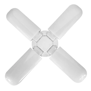 

E27 LED Bulb Foldable Fan Blade Bulb 50W 85-265V LED Lamp Super Bright White 6500K For Indoor Home Ceiling Light