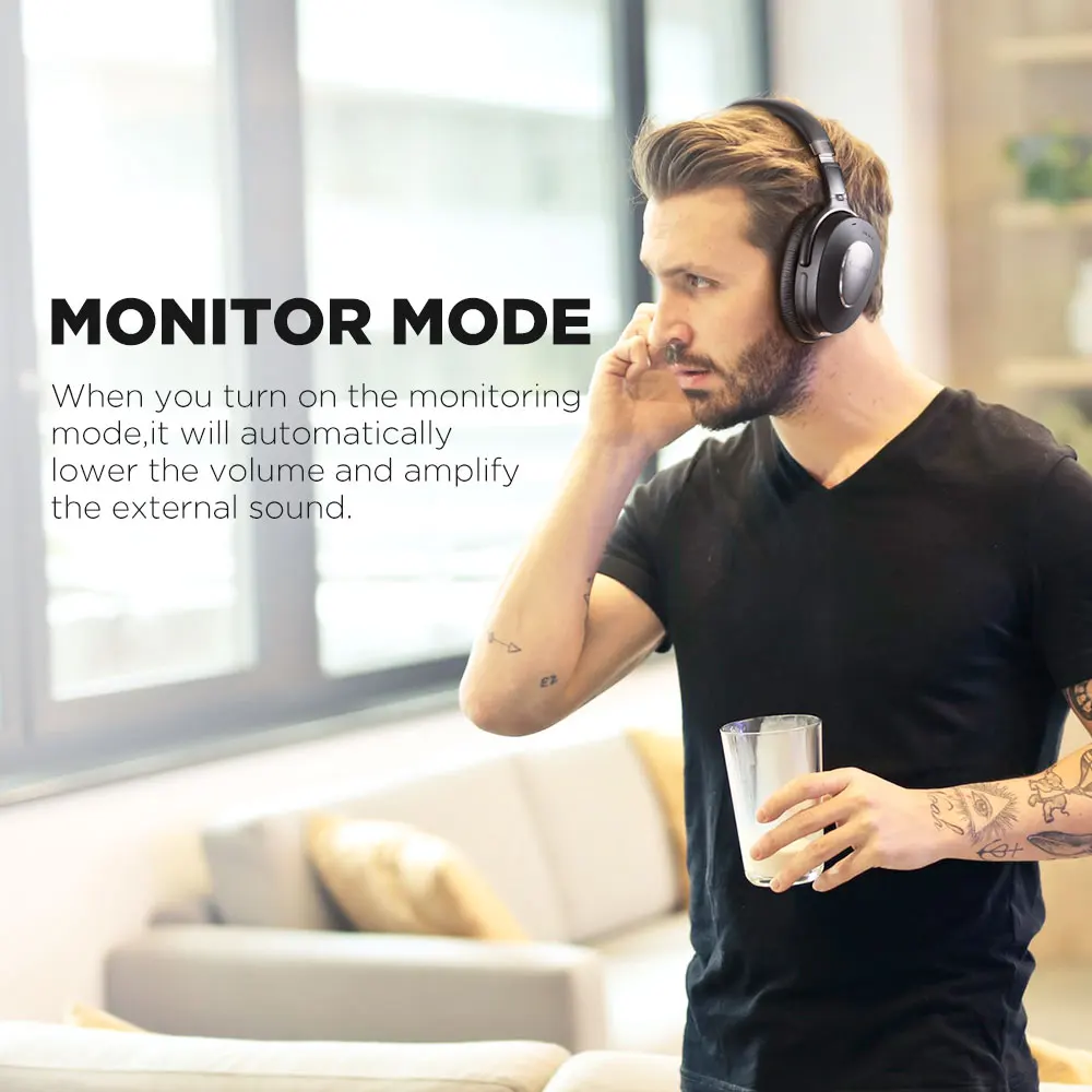 COWIN ANC SE8 наушники с активным шумоподавлением Bluetooth беспроводная гарнитура