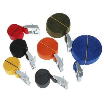 

Auto Car Boat Fixed Strap Luggage Belt With Alloy Buckle2.5cm*3m Car Tension Rope Ratchet Tie Luggage Strap Tied