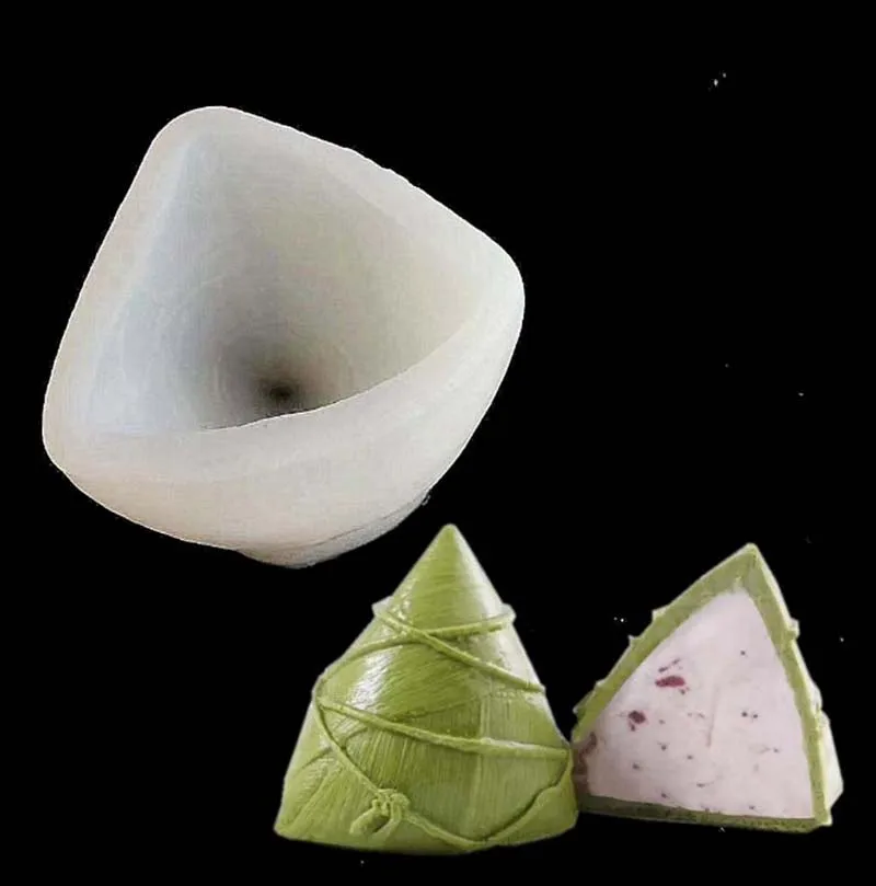 

Dragon Boat Festival Zongzi Shaped Fondant Cake Silicone Mold Aromatherapy Plaster DIy Liquid Silicone