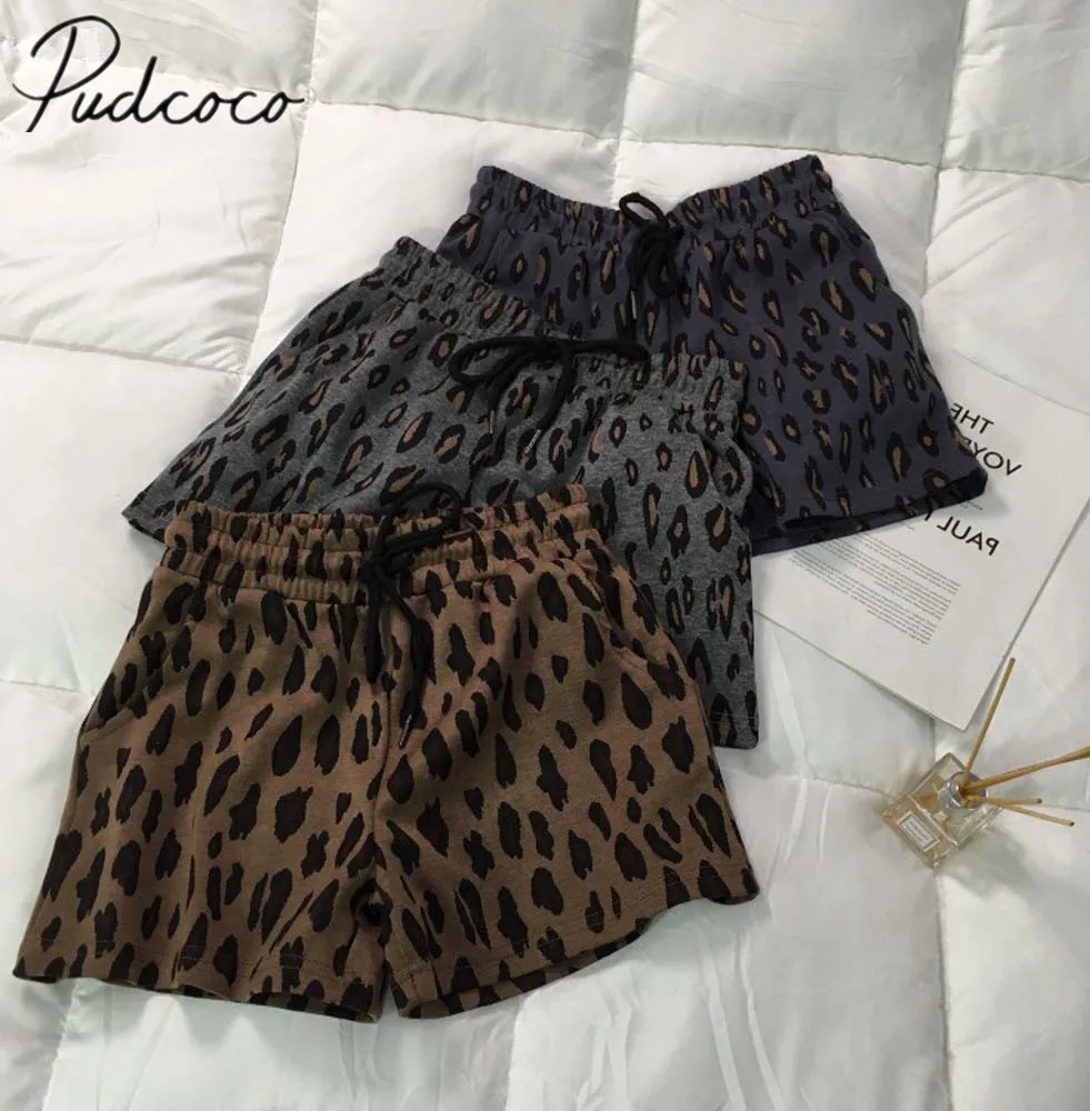 

2020 Baby Clothing 2-8T Infant Kids Baby Girl Leopard Shorts Sash Elastic Bottom Girls Summer Shorts