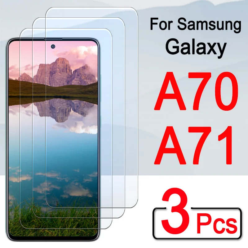 

Защитное стекло для samsung A71 A72 5G A70 A70s, Защитная пленка для экрана galaxy a 71 70 72 A7 1 2 0 0s, армированное закаленное стекло, пленка, 3 шт.