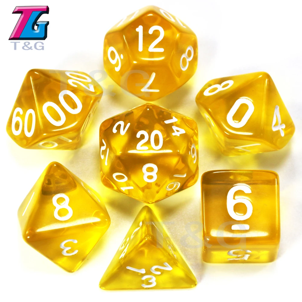 7 шт./лот набор игральных костей D4, D6, D8, D10, D10%, D12, D20 25 цветов различных цветов драконы и подземелья - Цвет: 4