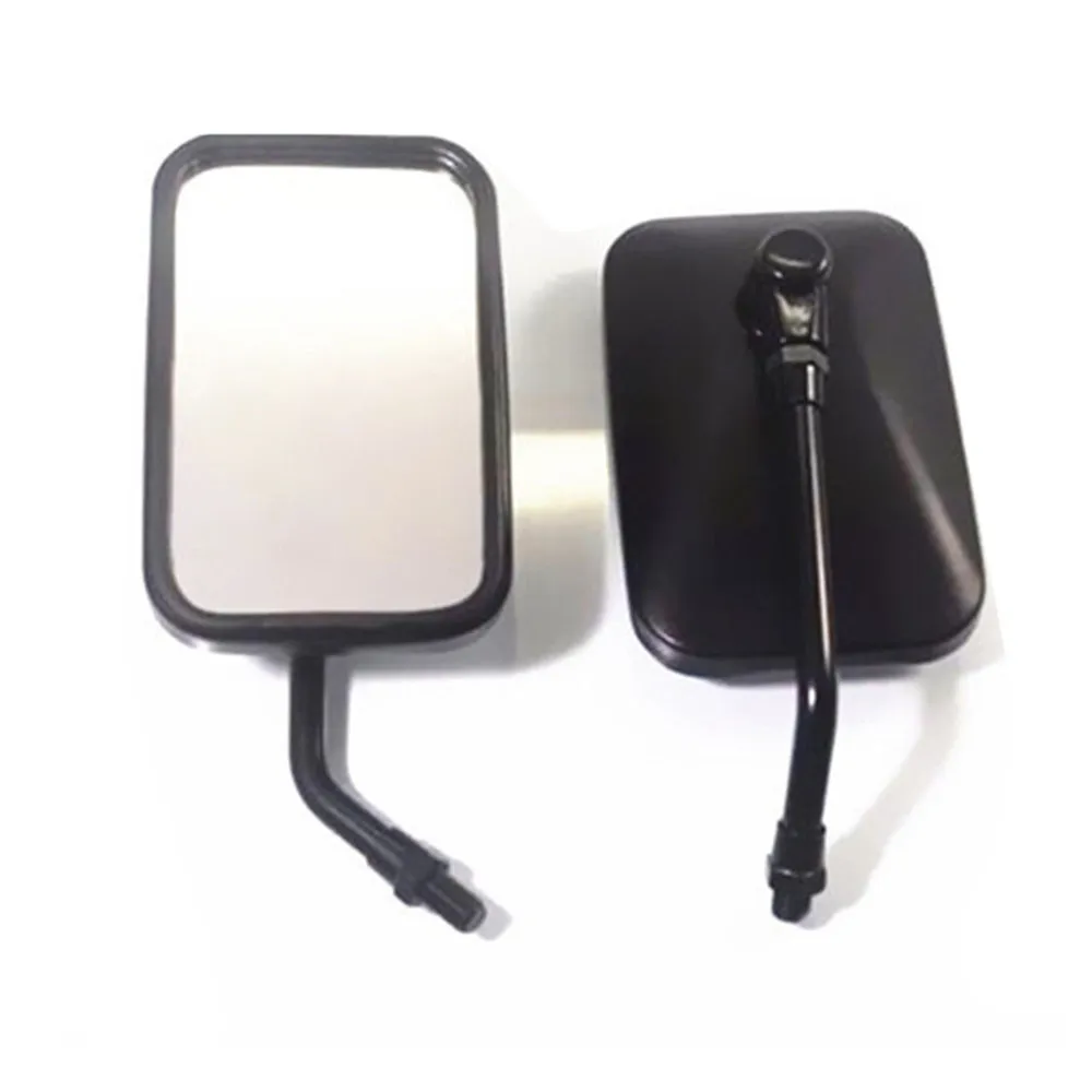 10mm Black Motorbike Side Rearview Mirror For Cruiser Chopper Cafe Racer Old School Scooter Offroad | Автомобили и мотоциклы