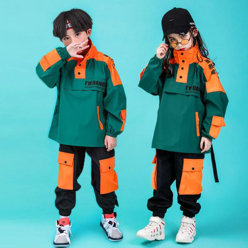 Детская модная одежда в стиле хип хоп цветная куртка пальто топ повседневные