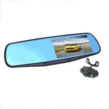 

HD 1080P 4.3" Car Rearview Dual Mirrors Tachograph DVR Digital Car Camera