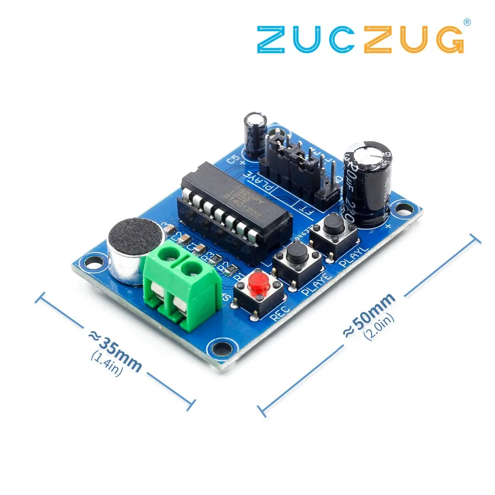 ISD1820 модуль записи и воспроизведения звука/голоса