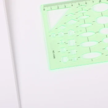 

Green Geometric Template Ruler Drawing Tools Mapping Student School Stationery LX9A