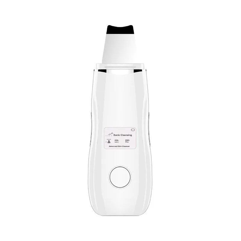  Ultrasonic Vibration Face Skin Scrubber Cleansing Exfoliating Lifting Blackhead Removal Instrument 