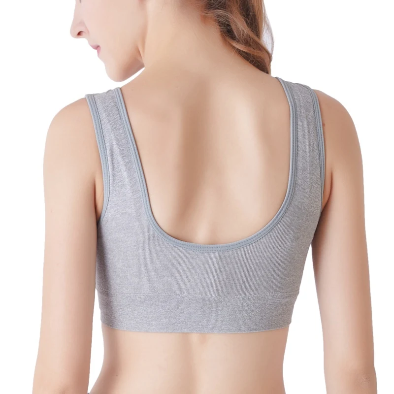 Large Size Thin Section With Padded Seamless Yoga Sports No Steel Sports Bra for women gym high impacti