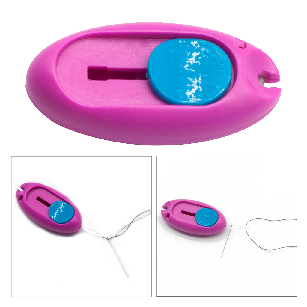 Plastic Manual Needle Threaders Insert Accessory Sewing Tool for Sewing Machine