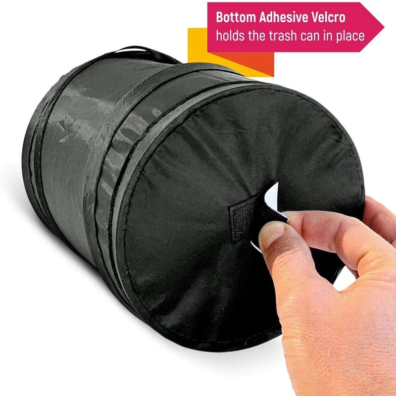 Folding Trash Can Bag For Car Storage Busket Oxford Fabric Rubbish Container Waste Organizer Holder Universal Garbage Can Bin