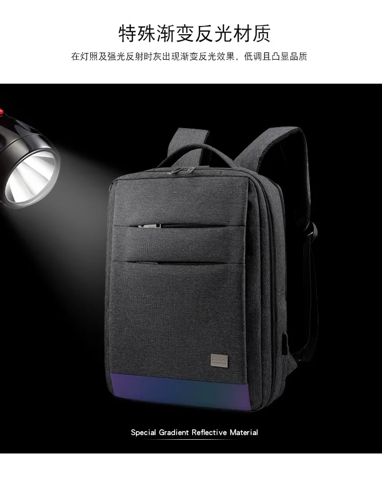 LOOZYKIT 15,6 дюймов походный рюкзак для ноутбука многофункциональные мужские деловые сумки для путешествий легкие школьные сумки для студентов подростков